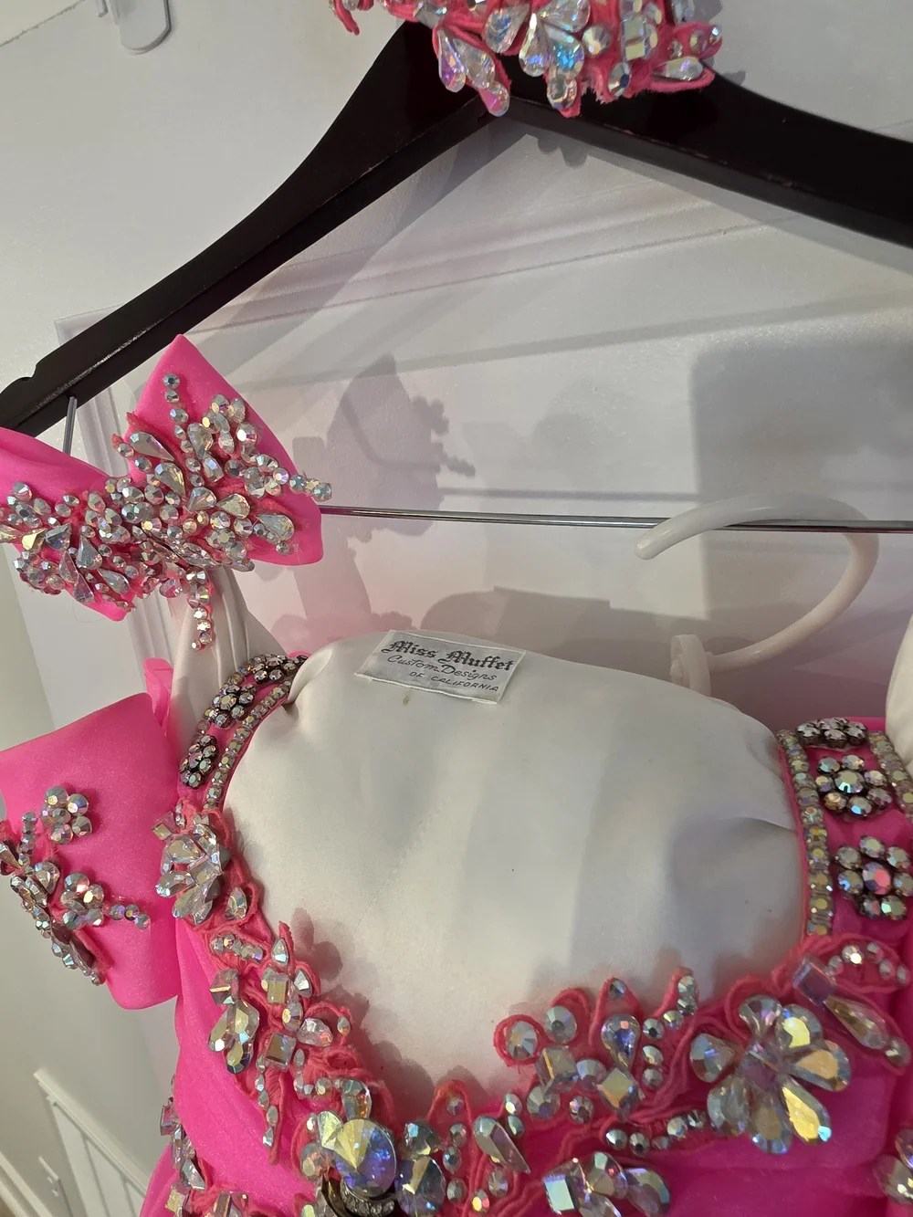 Full GLITZ Custom made Pageant Cupcake Dress w Accessories